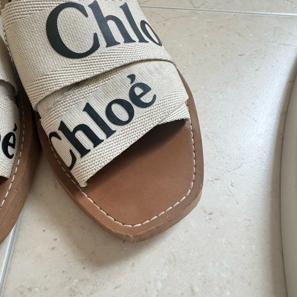 Chloé Woody Slide Sandal (Women) - Picture 7 of 9